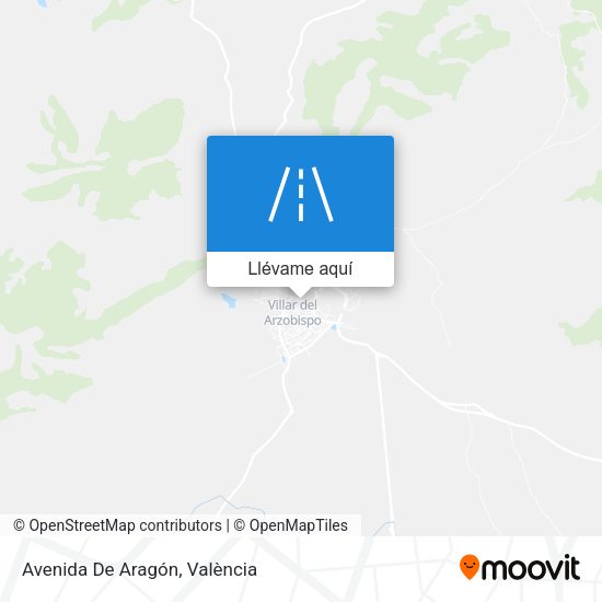Mapa Avenida De Aragón