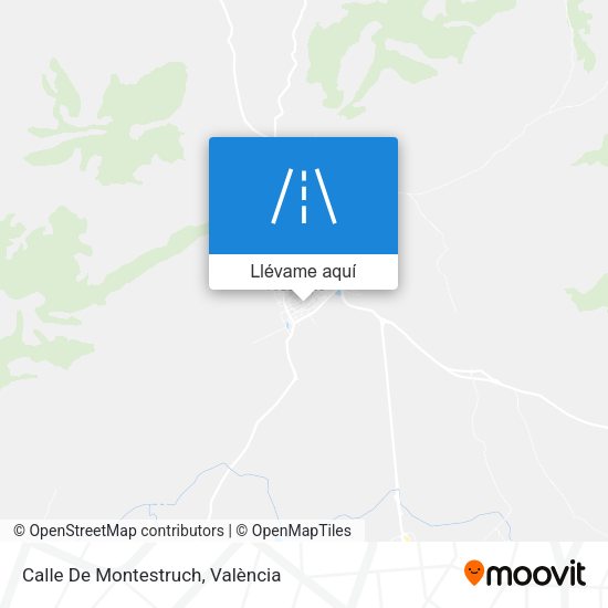 Mapa Calle De Montestruch