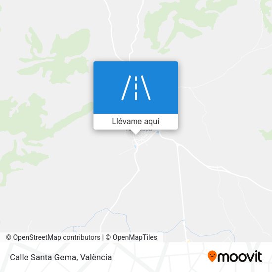 Mapa Calle Santa Gema