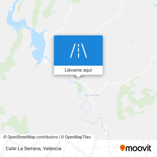 Mapa Calle La Serrana