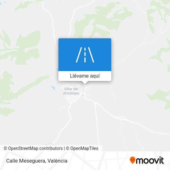 Mapa Calle Meseguera