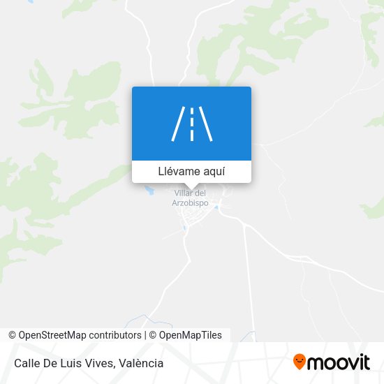 Mapa Calle De Luis Vives