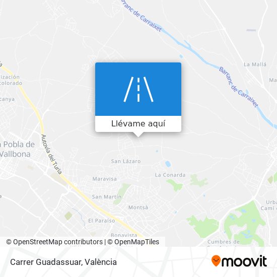 Mapa Carrer Guadassuar