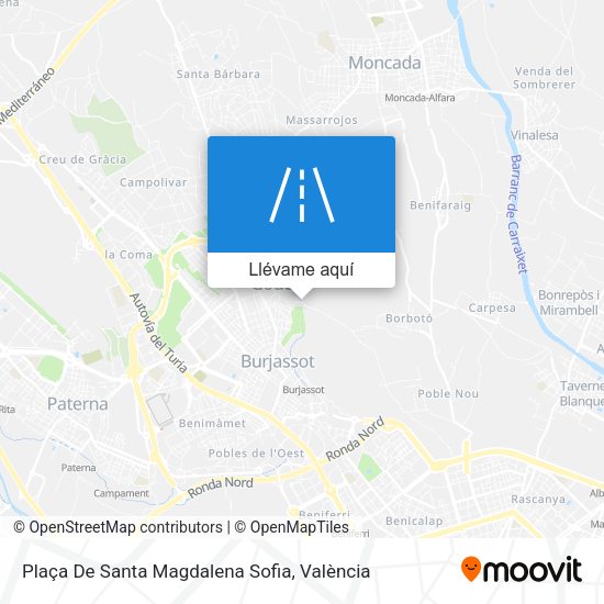 Mapa Plaça De Santa Magdalena Sofia