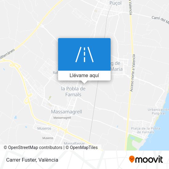 Mapa Carrer Fuster
