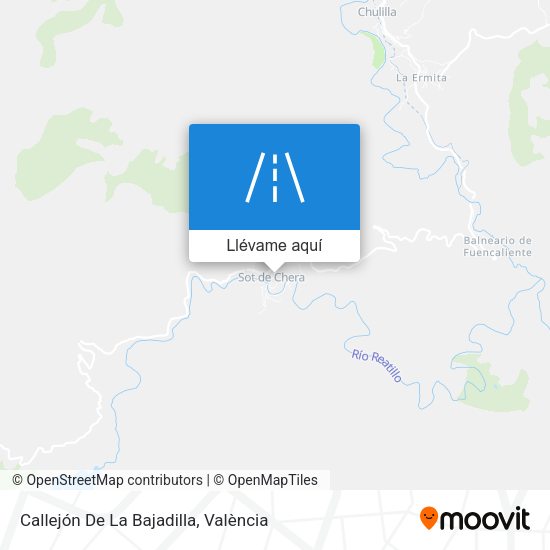 Mapa Callejón De La Bajadilla