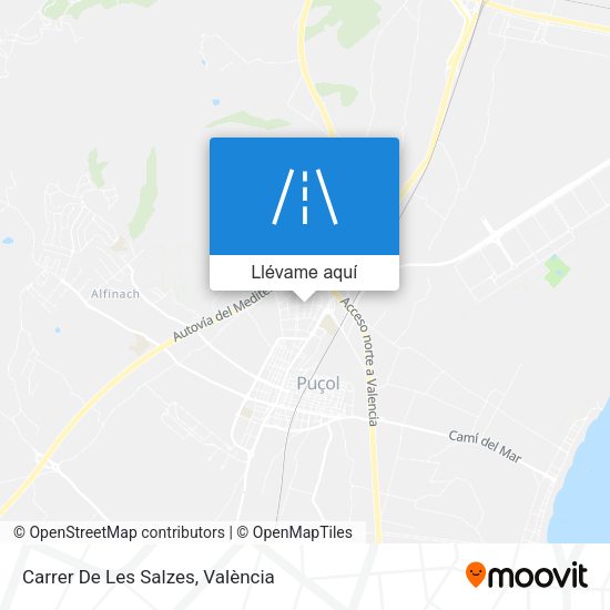 Mapa Carrer De Les Salzes