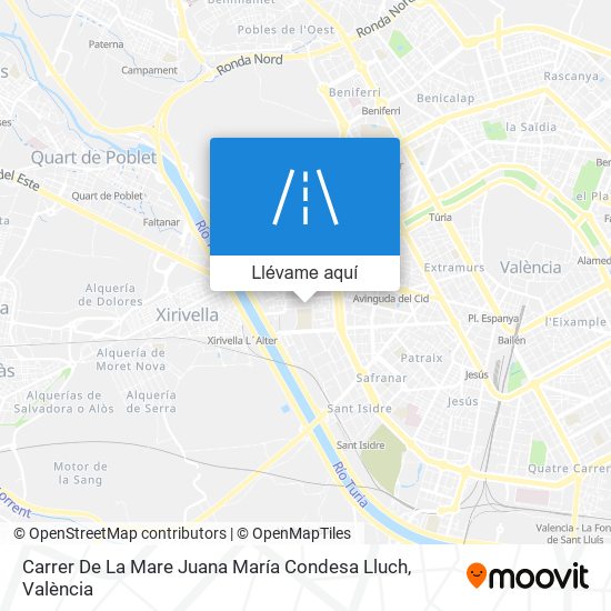 Mapa Carrer De La Mare Juana María Condesa Lluch