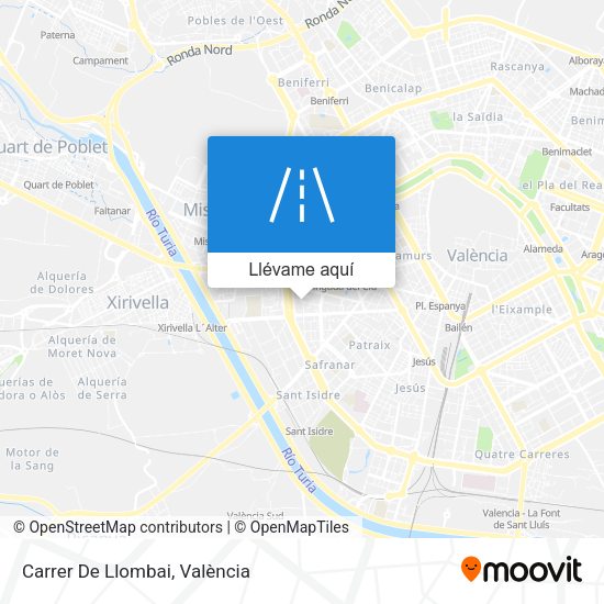 Mapa Carrer De Llombai