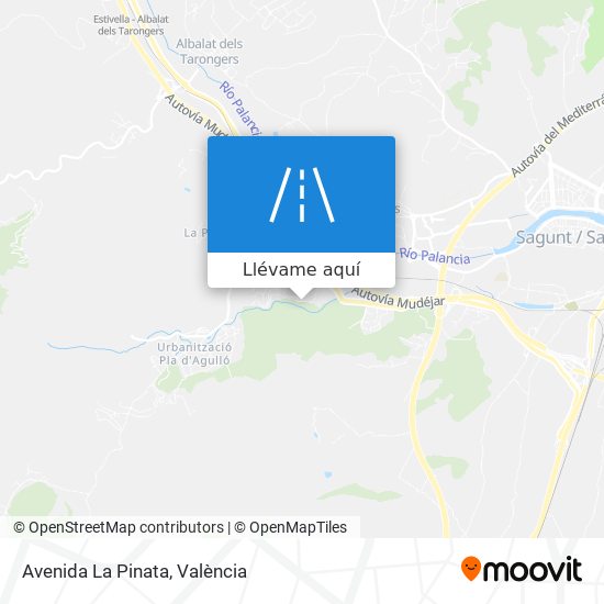 Mapa Avenida La Pinata