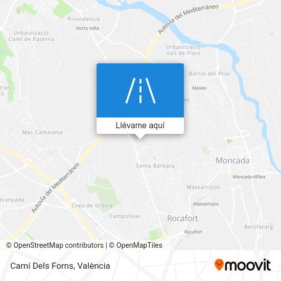 Mapa Camí Dels Forns