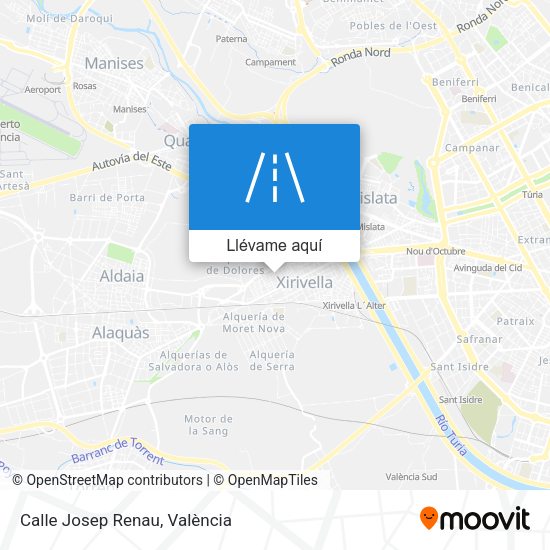 Mapa Calle Josep Renau