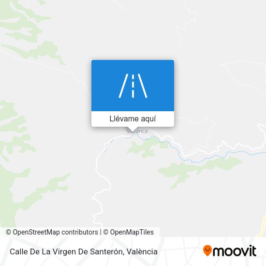 Mapa Calle De La Virgen De Santerón