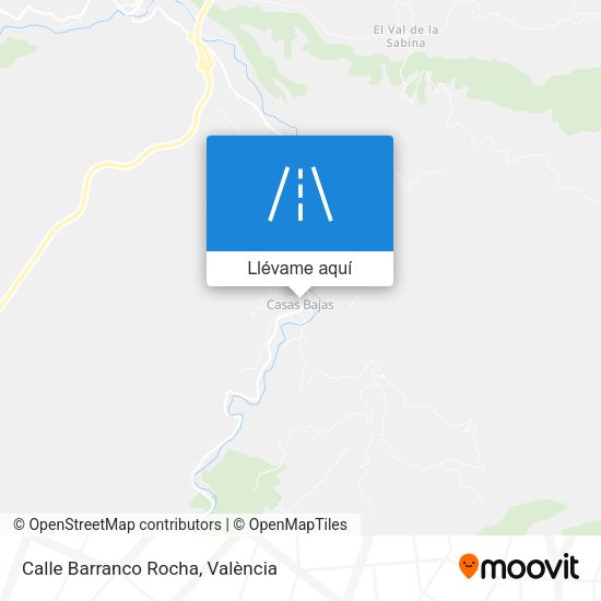 Mapa Calle Barranco Rocha