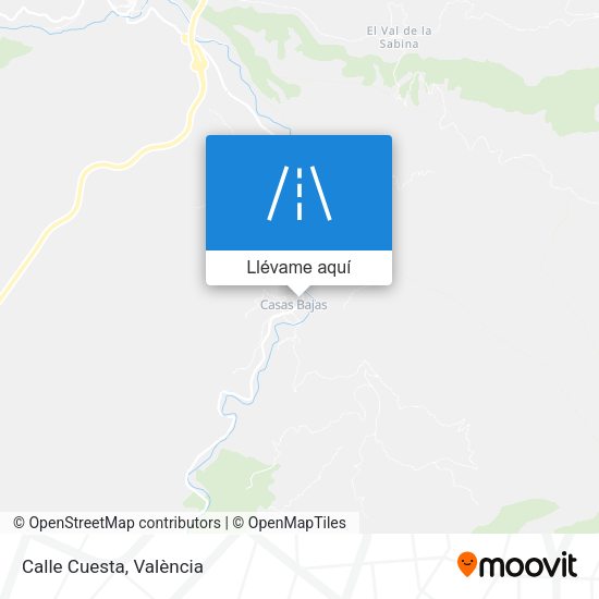 Mapa Calle Cuesta