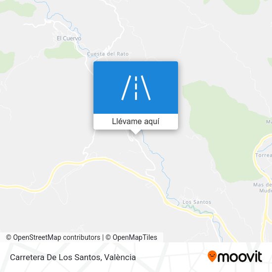Mapa Carretera De Los Santos