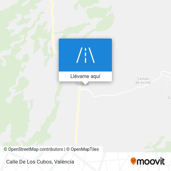 Mapa Calle De Los Cubos