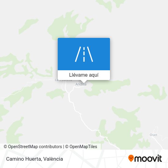 Mapa Camino Huerta