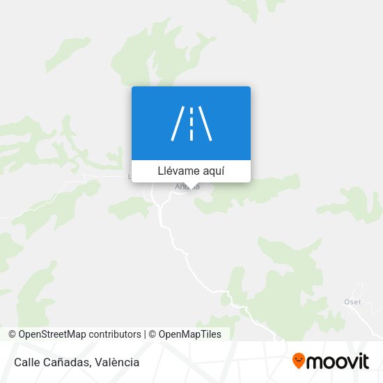 Mapa Calle Cañadas