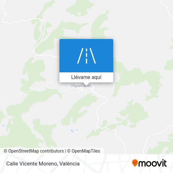 Mapa Calle Vicente Moreno