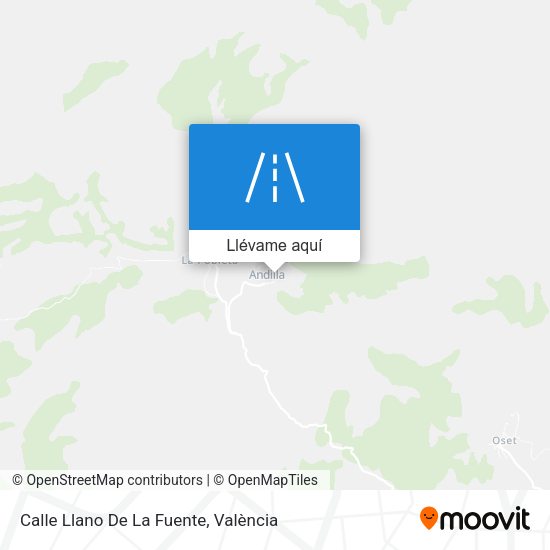 Mapa Calle Llano De La Fuente