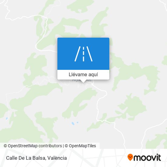 Mapa Calle De La Balsa