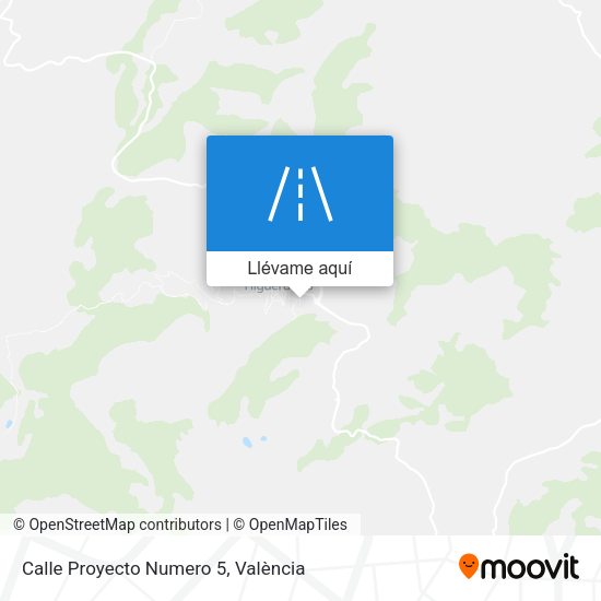 Mapa Calle Proyecto Numero 5