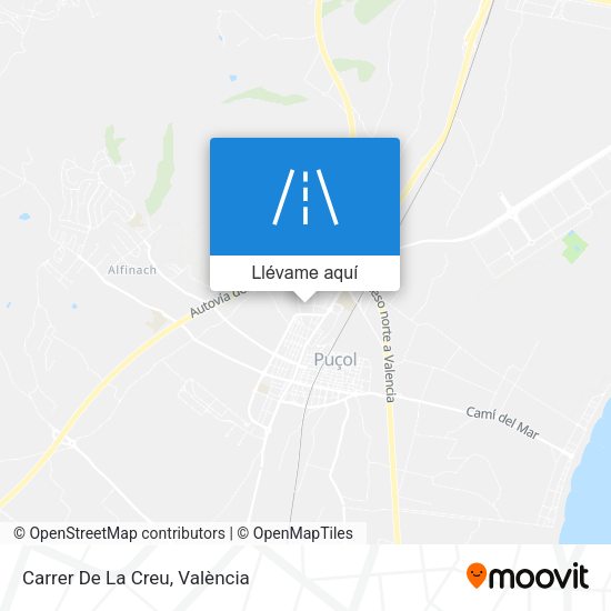Mapa Carrer De La Creu