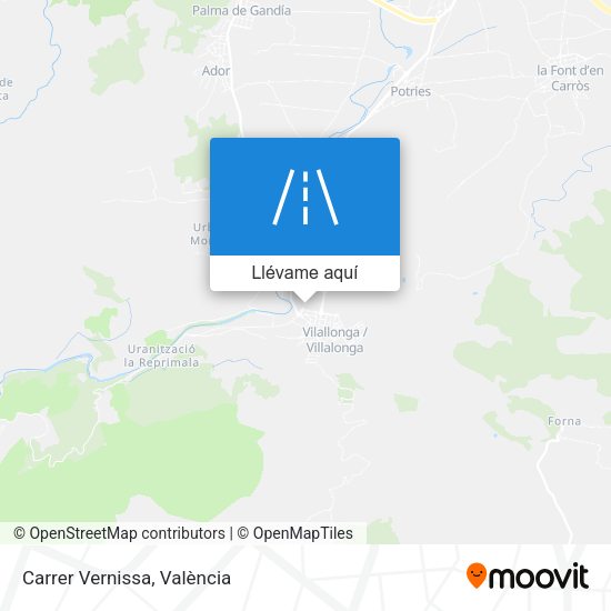 Mapa Carrer Vernissa