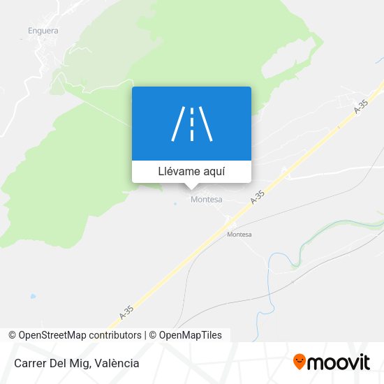 Mapa Carrer Del Mig