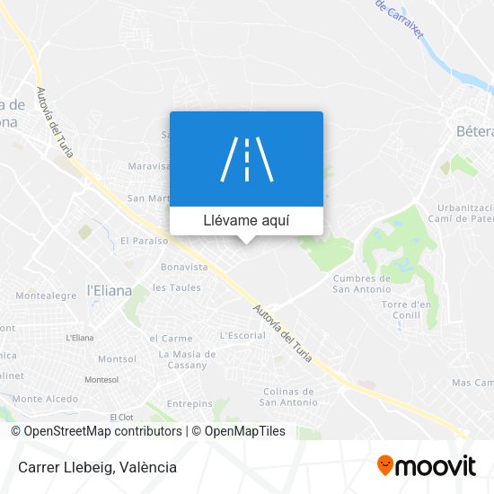 Mapa Carrer Llebeig
