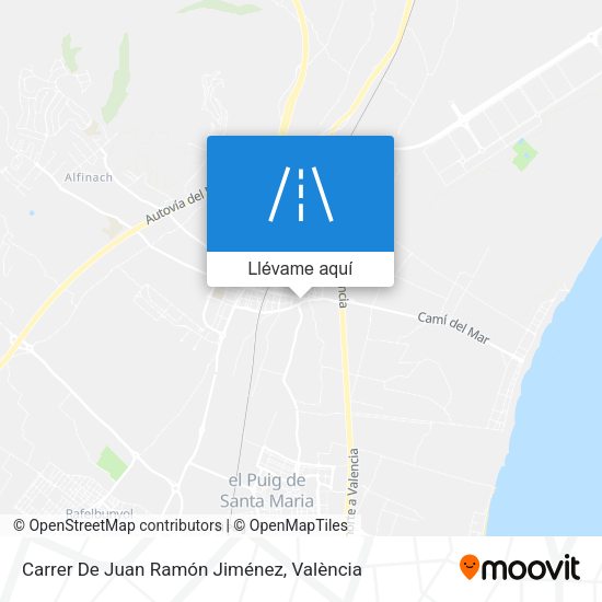 Mapa Carrer De Juan Ramón Jiménez