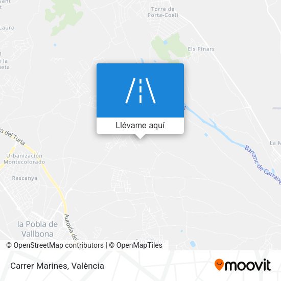 Mapa Carrer Marines