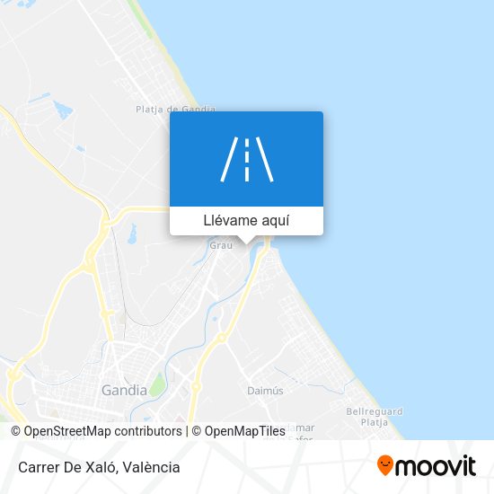 Mapa Carrer De Xaló
