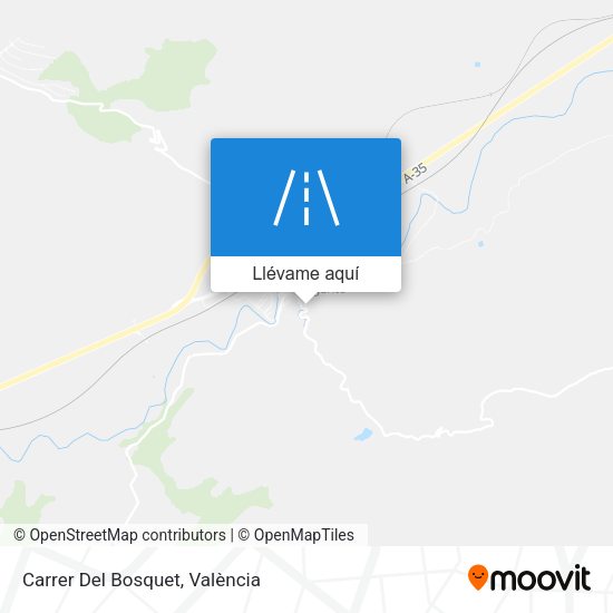 Mapa Carrer Del Bosquet