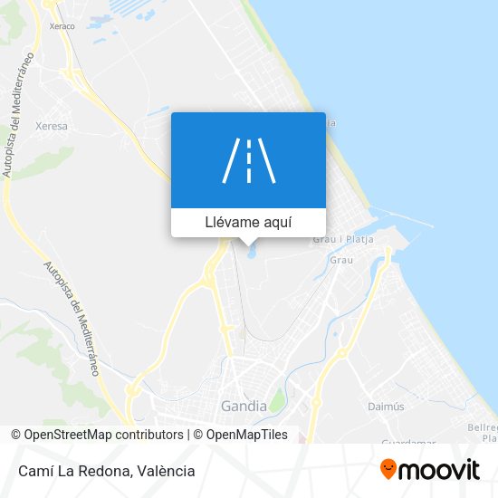 Mapa Camí La Redona