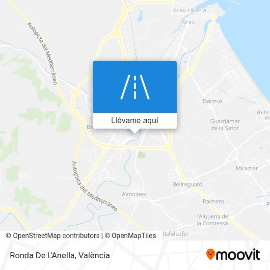 Mapa Ronda De L'Anella