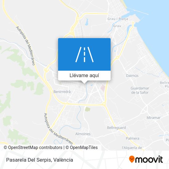 Mapa Pasarela Del Serpis