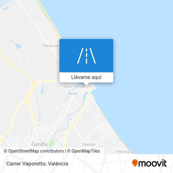 Mapa Carrer Vaporetto