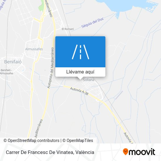 Mapa Carrer De Francesc De Vinatea