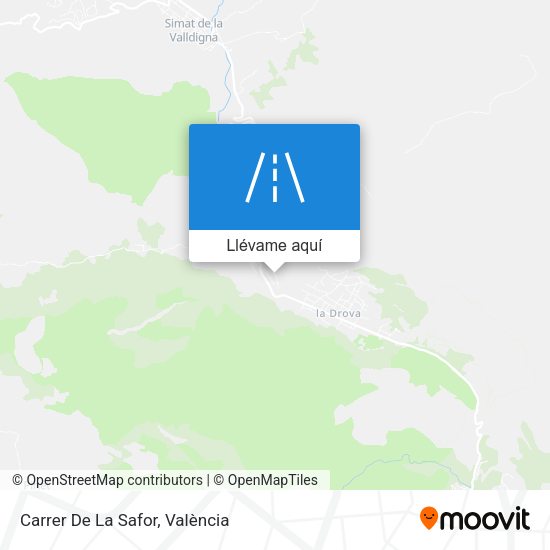 Mapa Carrer De La Safor