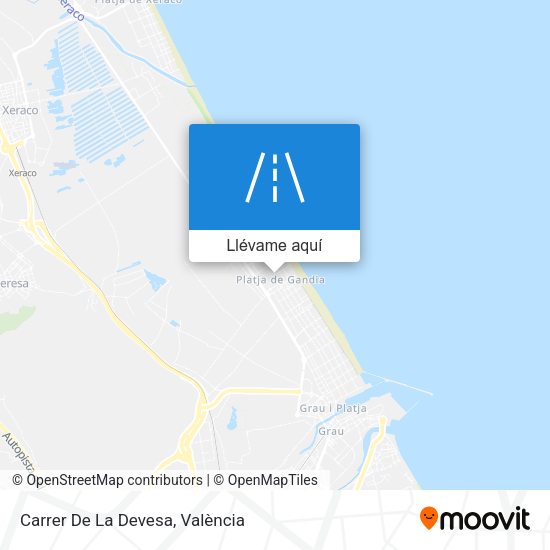 Mapa Carrer De La Devesa