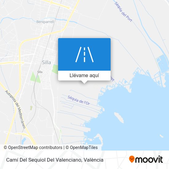 Mapa Camí Del Sequiol Del Valenciano