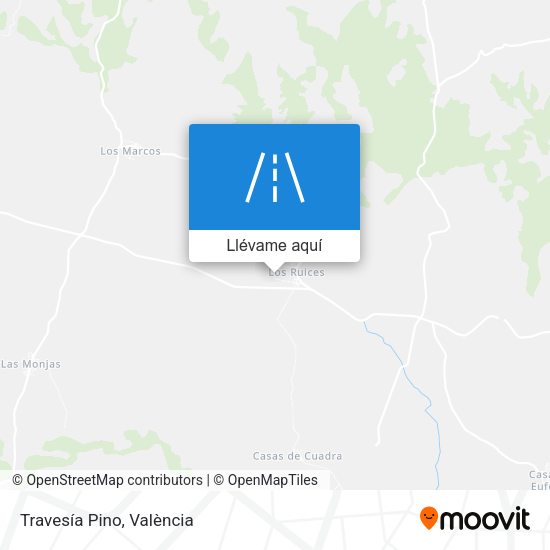 Mapa Travesía Pino