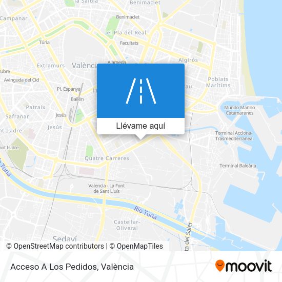 Mapa Acceso A Los Pedidos