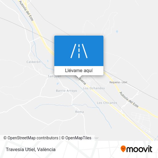 Mapa Travesía Utiel