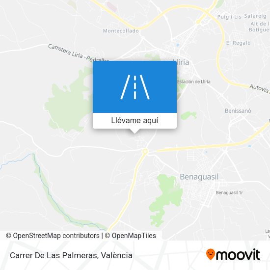 Mapa Carrer De Las Palmeras