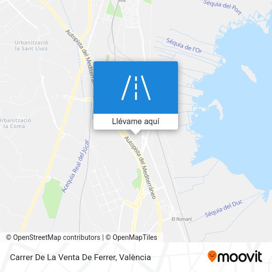 Mapa Carrer De La Venta De Ferrer