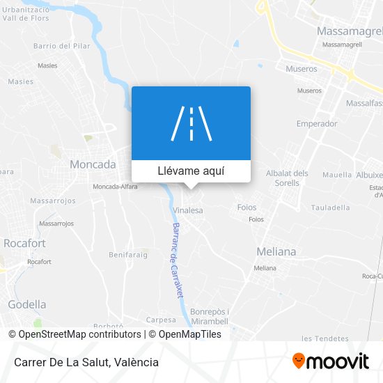 Mapa Carrer De La Salut