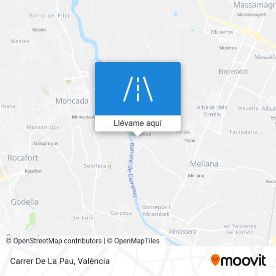 Mapa Carrer De La Pau